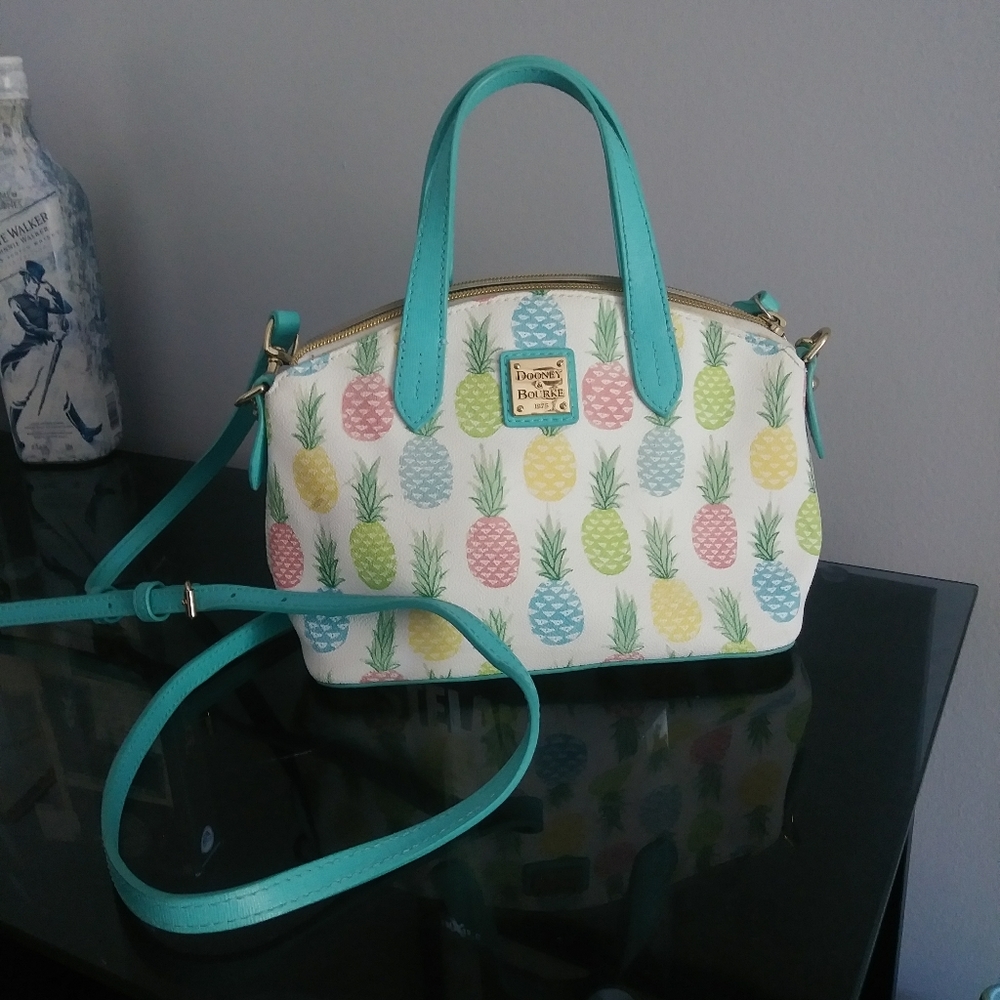 Dooney & Bourke Ruby Bitsy Pineapple Purse Tiki